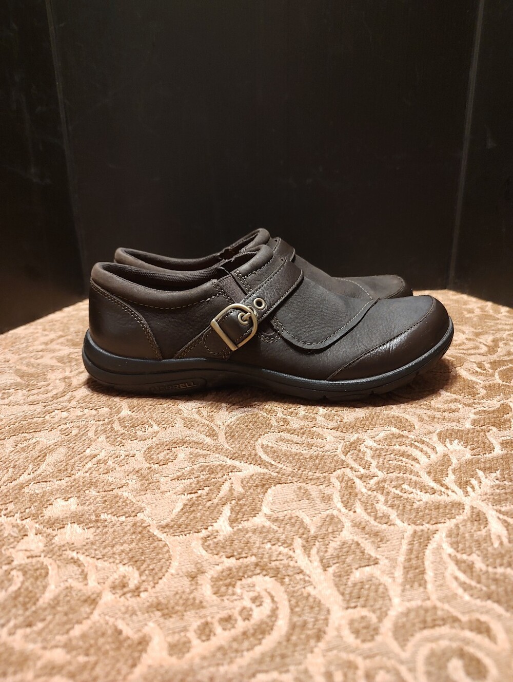 🍂🤎🍂 Fabulous Dassie Chocolate Brown Genuine Leather Buckle Loafers - 7.5M - Picture 2 of 15